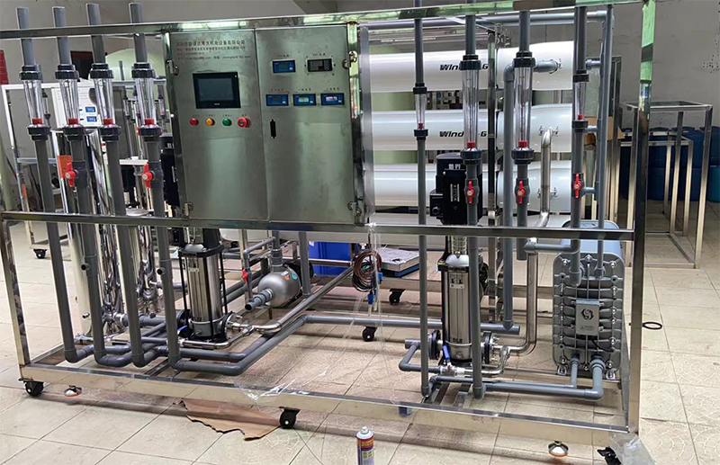 5噸/H二級(jí)RO反滲透+超聲波EDI超純水設(shè)備